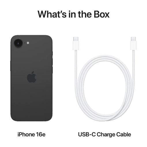 Εικόνα της Apple iPhone 16e 256GB Black MD1T4QL/A