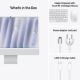 Εικόνα της Apple iMac 23.5" 2024 4.5K Apple M4 16GB 256GB SSD 10-Core GPU MacOS Silver MWUU3GR/A