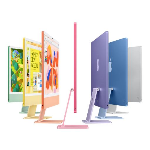 Εικόνα της Apple iMac 23.5" 2024 4.5K Apple M4 16GB 256GB SSD 10-Core GPU MacOS Silver MWUU3GR/A