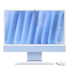 Εικόνα της Apple iMac 23.5" 2024 4.5K Apple M4 16GB 256GB SSD 8-Core GPU MacOS Blue MWUF3GR/A