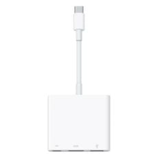 Εικόνα της Multiport Adapter Apple Digital AV USB-C to HDMI & USB-C/USB-A White MW5M3ZM/A