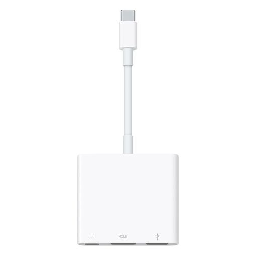 Εικόνα της Multiport Adapter Apple Digital AV USB-C to HDMI & USB-C/USB-A White MW5M3ZM/A