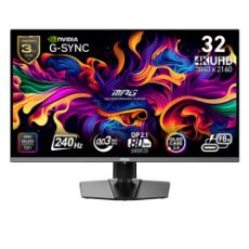 Εικόνα της Οθόνη MSI MPG 322URX 31.5" QD-OLED 4K 240Hz DisplayHDR True Black 400 Nvidia G-Sync
