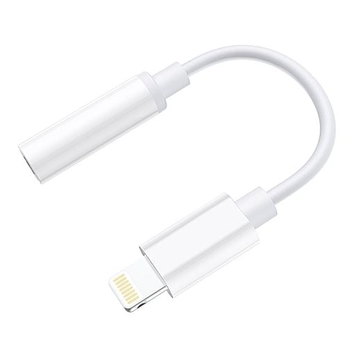 Εικόνα της Adapter Lamtech Lightning Male to 3.5mm Female White LAM063005