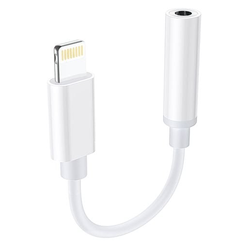 Εικόνα της Adapter Lamtech Lightning Male to 3.5mm Female White LAM063005