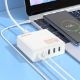 Εικόνα της Φορτιστής Lamtech 4x USB-A QC3.0 & USB-C PD GaN 65W White LAM113409