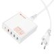 Εικόνα της Φορτιστής Lamtech 4x USB-A QC3.0 & USB-C PD GaN 65W White LAM113409