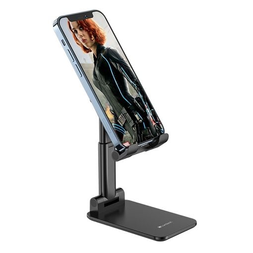 Εικόνα της Lamtech 2in1 Αναδιπλούμενη Βάση Γραφείου για Smartphones & Tablets Μαύρο LAM111689