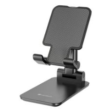Εικόνα της Lamtech 2in1 Αναδιπλούμενη Βάση Γραφείου για Smartphones & Tablets Μαύρο LAM111689