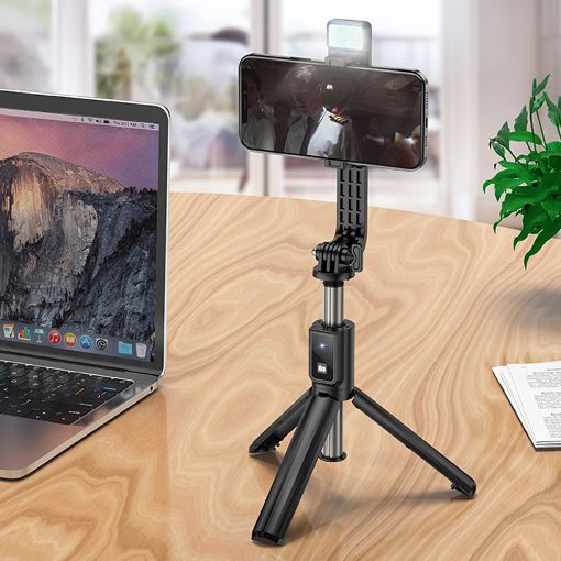 Εικόνα της Lamtech Selfie Stick 2in1 Bluetooth για Action Cams & Smarthphones LAM111733