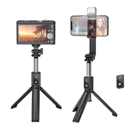 Εικόνα της Lamtech Selfie Stick 2in1 Bluetooth για Action Cams & Smarthphones LAM111733