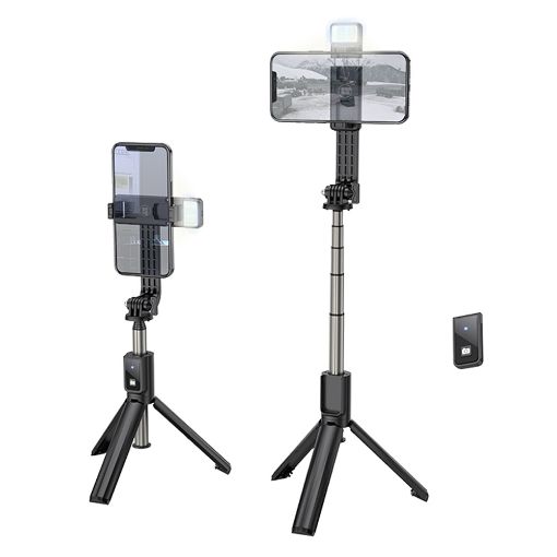 Εικόνα της Lamtech Selfie Stick 2in1 Bluetooth για Action Cams & Smarthphones LAM111733