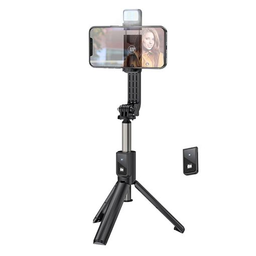 Εικόνα της Lamtech Selfie Stick 2in1 Bluetooth για Action Cams & Smarthphones LAM111733