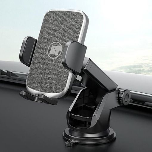 Εικόνα της Lamtech Telescopic Suction Cup Car Smartphone Holder LAM111658