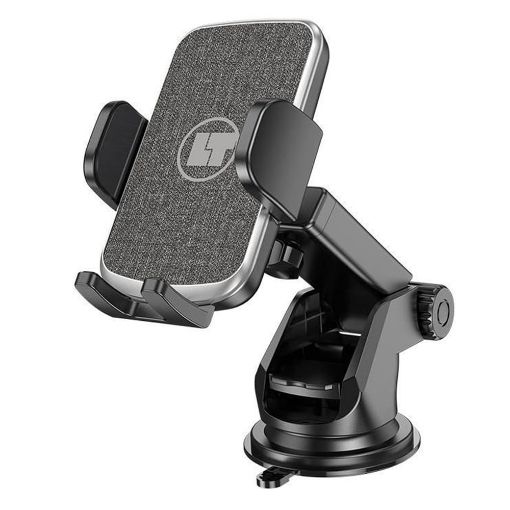 Εικόνα της Lamtech Telescopic Suction Cup Car Smartphone Holder LAM111658