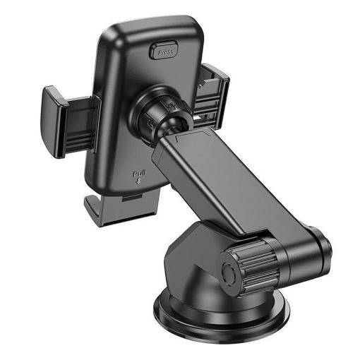 Εικόνα της Lamtech Telescopic Suction Cup Car Smartphone Holder LAM111658