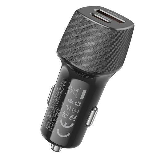 Εικόνα της Φορτιστής Αυτοκινήτου Lamtech USB-C PD 25W & USB-A QC 3.0 18W LAM023855