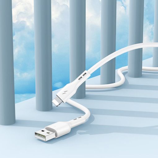 Εικόνα της Καλώδιο Lamtech USB-A to Lightning 2m White LAM441013