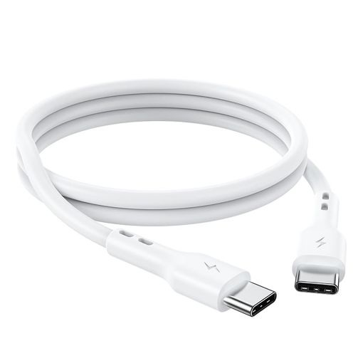 Εικόνα της Καλώδιο Lamtech USB-C to USB-C 100W 1m White LAM023657