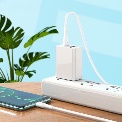 Εικόνα της Καλώδιο Lamtech USB-C to USB-C 100W 2m White LAM023664