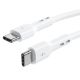 Εικόνα της Καλώδιο Lamtech USB-C to USB-C 100W 2m White LAM023664