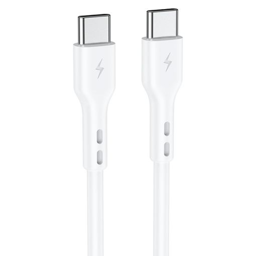 Εικόνα της Καλώδιο Lamtech USB-C to USB-C 100W 2m White LAM023664