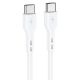 Εικόνα της Καλώδιο Lamtech USB-C to USB-C 100W 2m White LAM023664