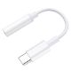Εικόνα της Adapter Lamtech USB-C Male to 3.5mm Female White LAM023831