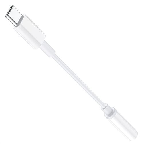 Εικόνα της Adapter Lamtech USB-C Male to 3.5mm Female White LAM023831