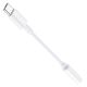 Εικόνα της Adapter Lamtech USB-C Male to 3.5mm Female White LAM023831