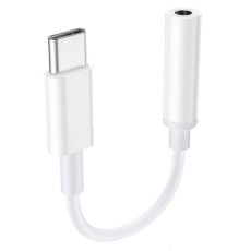 Εικόνα της Adapter Lamtech USB-C Male to 3.5mm Female White LAM023831