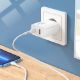 Εικόνα της Φορτιστής Lamtech USB-A QC3.0 & USB-C PD 30W White LAM023534