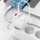 Εικόνα της Φορτιστής Lamtech USB-A QC3.0 & USB-C PD 45W White LAM023541
