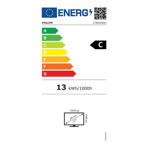 Εικόνα της Οθόνη Philips 5000 Series 27" IPS Quad HD 100Hz 27B2G5601/00