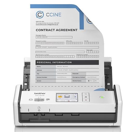Εικόνα της Scanner Brother ADS-1800W Sheetfed Portable Wireless