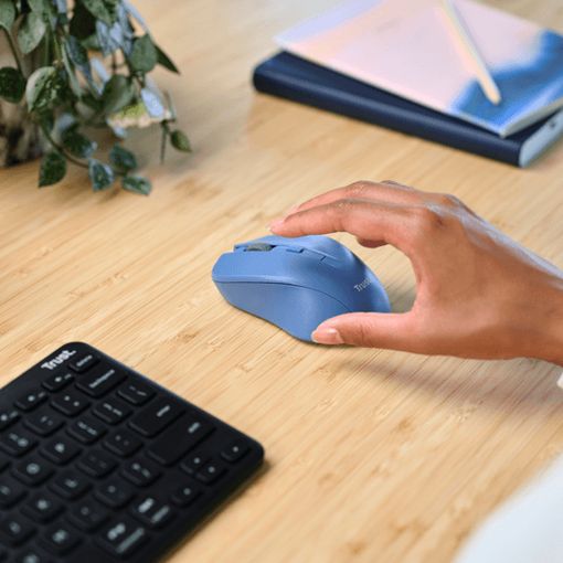 Εικόνα της Ποντίκι Trust Mydo Silent Wireless Blue 25041