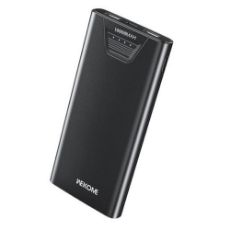 Εικόνα της Power Bank WK 10000mAh Dual USB-A QC2 12W Black WP-101