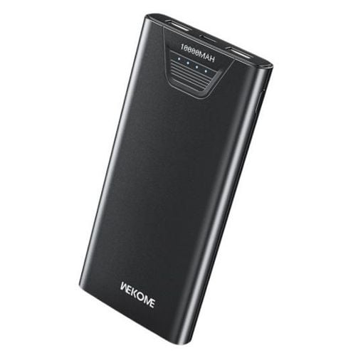 Εικόνα της Power Bank WK 10000mAh Dual USB-A QC2 12W Black WP-101