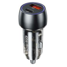 Εικόνα της Φορτιστής Αυτοκινήτου WK USB-A/USB-C PD/QC 48W Black WP-C53