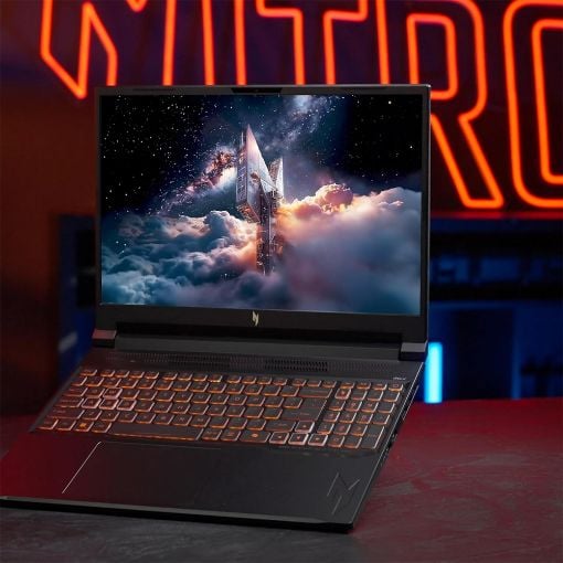 Εικόνα της Laptop Acer Nitro V16 AI ANV16-42-R9E4 16" AMD Ryzen 7-260 32GB 1TB RTX 5070 8GB Win11 Home NH.QYYET.004