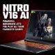 Εικόνα της Laptop Acer Nitro V16 AI ANV16-42-R9E4 16" AMD Ryzen 7-260 32GB 1TB RTX 5070 8GB Win11 Home NH.QYYET.004