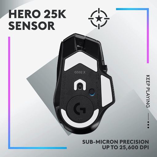 Εικόνα της Ποντίκι Logitech G502 X Plus LightSpeed Wireless Black 910-006163