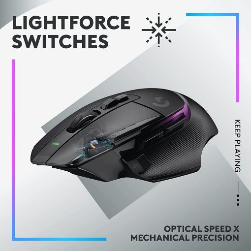 Εικόνα της Ποντίκι Logitech G502 X Plus LightSpeed Wireless Black 910-006163