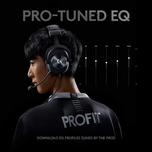 Εικόνα της Headset Logitech G Pro X 7.1 DTS Black 981-000818