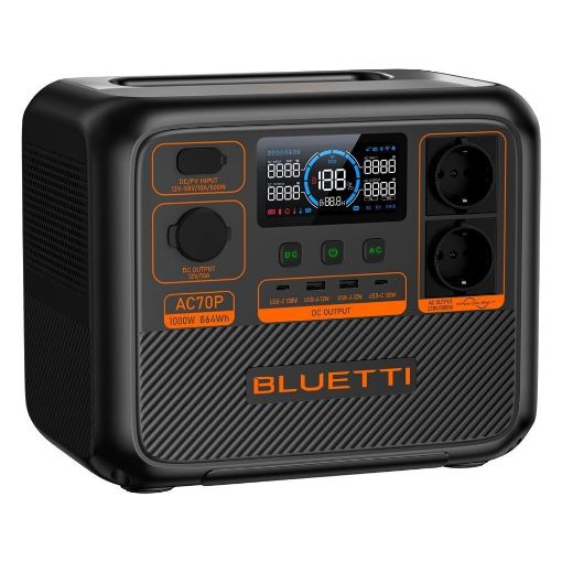 Εικόνα της Portable Power Station Bluetti Premium AC70P (864Wh) P-AC70P-EU-GY-BL-010