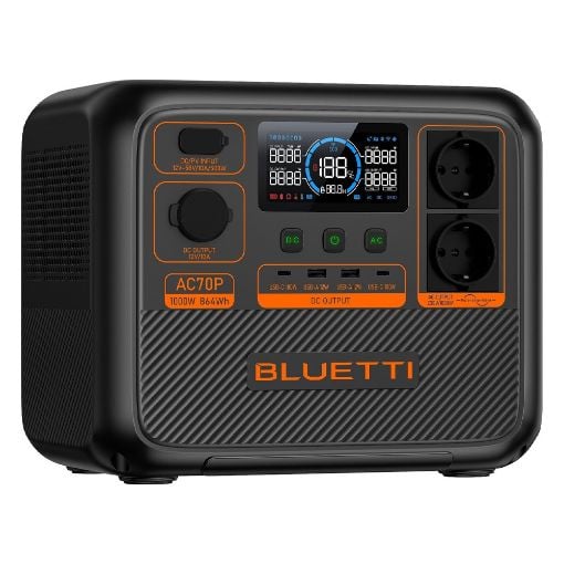 Εικόνα της Portable Power Station Bluetti Premium AC70P (864Wh) P-AC70P-EU-GY-BL-010