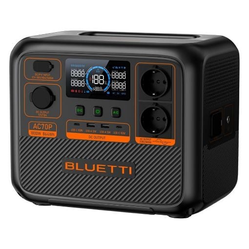 Εικόνα της Portable Power Station Bluetti Premium AC70P (864Wh) P-AC70P-EU-GY-BL-010