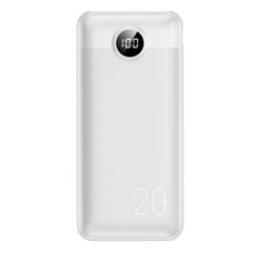 Εικόνα της Power Bank Veger L20S 20000mAh Dual USB-A 20W White W2039PD