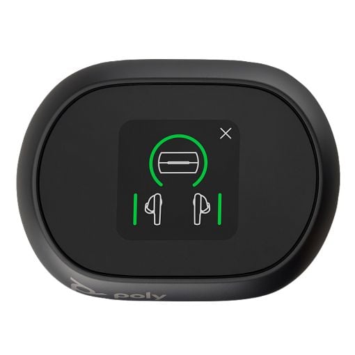 Εικόνα της Earbuds Poly Voyager Free 60+ UC M + BT700 USB-C Adapter + Touchscreen Charge Case Carbon Black 7Y8H0AA