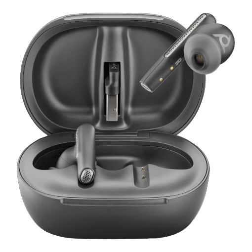 Εικόνα της Earbuds Poly Voyager Free 60+ UC M + BT700 USB-C Adapter + Touchscreen Charge Case Carbon Black 7Y8H0AA